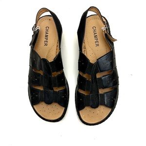 Champer black sandals size 40
